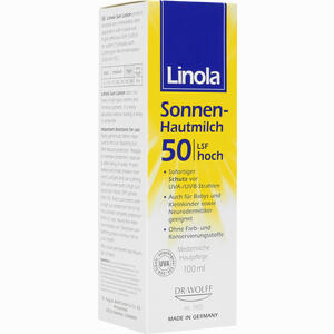 Linola Sonnen- Hautmilch Lsf50 Lotion 100 ml - ab 9,74 €