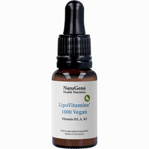 Lipovitamine 1000 Vegan Vitamin D3 + A + K2 15 ml - ab 27,51 €