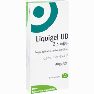 Liquigel Ud 2.5mg/g im Einzeldosisbehältnis Augengel 30 x 0.5 g - ab 7,38 €