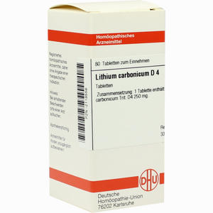 Lithium Carb D4 Tabletten 80 Stück - ab 8,88 €