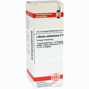 Lithium Carb D6 Dilution 20 ml - ab 0,00 €