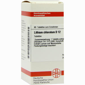 Lithium Chlorat D12 Tabletten 80 Stück - ab 13,73 €