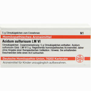 Lm Acidum Sulfur Vi Globuli 5 g - ab 14,00 &euro;