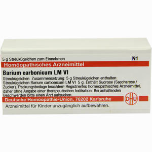 Lm Barium Carb Vi Globuli 5 g - ab 0,00 €