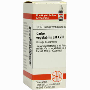 Lm Carbo Veg Xviii Dilution 10 ml - ab 13,18 €