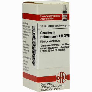 Lm Causticum Hahnema Xviii Dilution 10 ml - ab 0,00 &euro;