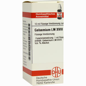 Lm Gelsemium Xviii Dilution 10 ml - ab 14,83 €