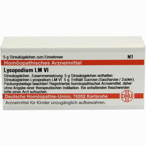 Lm Lycopodium Vi Globuli 5 g - ab 0,00 &euro;