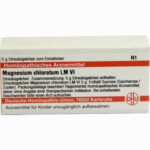 Lm Magn Chloratum Vi Globuli 5 g - ab 0,00 €