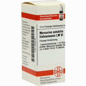 Lm Mercur Solub Hahn Vi Dilution 10 ml - ab 0,00 €