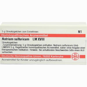 Lm Natr Sulf Xviii Globuli 5 g - ab 0,00 &euro;