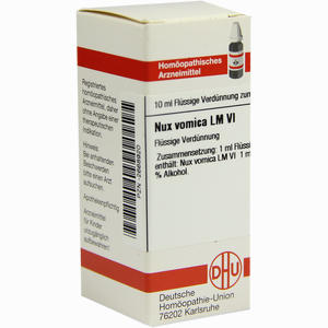 Lm Nux Vomica Vi Dilution 10 ml - ab 0,00 &euro;