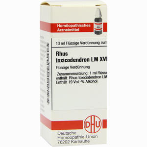 Lm Rhus Tox Xviii Dilution 10 ml - ab 11,89 €