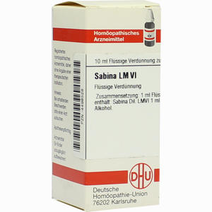 Lm Sabina Vi Dilution 10 ml - ab 0,00 &euro;