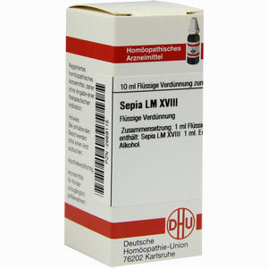 Lm Sepia Xviii Dilution 10 ml - ab 10,39 €