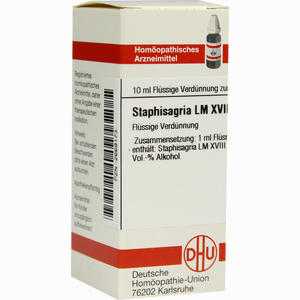 Lm Staphisagria Xviii Dilution 10 ml - ab 0,00 &euro;
