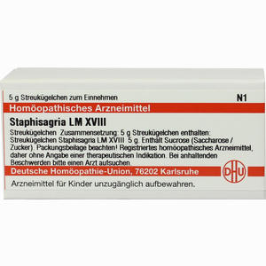 Lm Staphisagria Xviii Globuli 5 g - ab 11,33 €