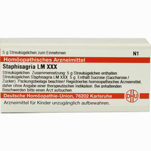 Lm Staphisagria Xxx Globuli 5 g - ab 14,19 €
