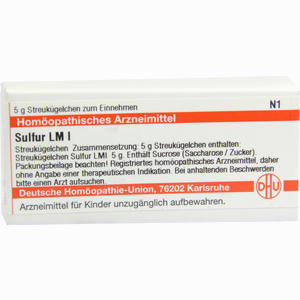 Lm Sulfur I Globuli 5 g - ab 10,92 €