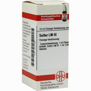 Lm Sulfur Iii Dilution 10 ml - ab 12,05 €