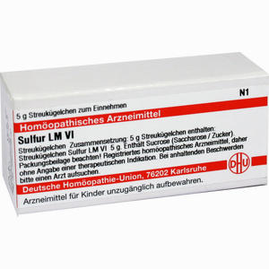 Lm Sulfur Vi Globuli 5 g - ab 10,15 €