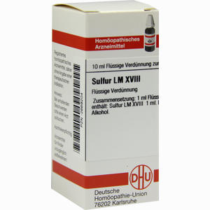 Lm Sulfur Xviii Dilution 10 ml - ab 11,51 €