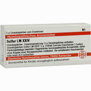 Lm Sulfur Xxiv Globuli 5 g - ab 12,25 €