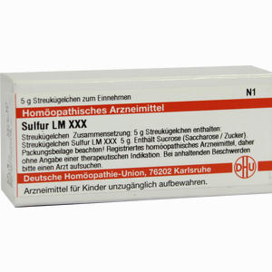 Lm Sulfur Xxx Globuli 5 g - ab 0,00 €