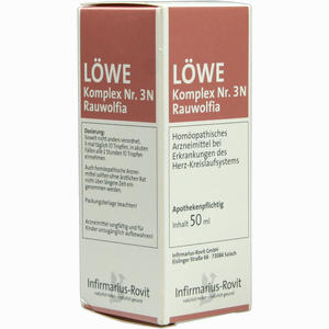 Löwe- Komplex Nr.3 N Rauwolfia Tropfen 50 ml - ab 12,02 &euro;