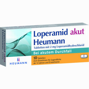 Loperamid Akut Heumann Tabletten 10 Stück - ab 1,11 €