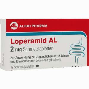 Loperamid Al 2 Mg Schmelztabletten 12 Stück - ab 3,82 €