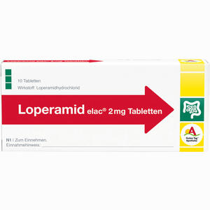 Loperamid Elac 2mg Tabletten  10 Stück - ab 1,95 &euro;
