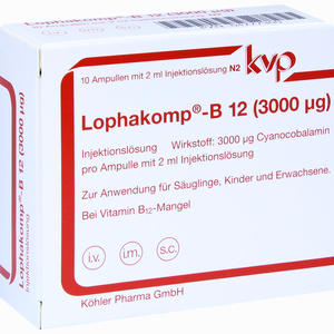 Lophakomp B12- 3000mcg 10 x 2 ml - ab 10,02 €