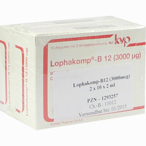 Lophakomp B12- 3000mcg Injektionslösung 20 x 2 ml - ab 22,95 &euro;