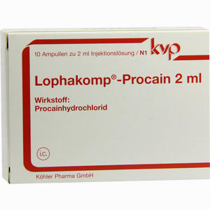 Lophakomp Procain 2ml Injektionslösung 10 x 2 ml - ab 7,89 €