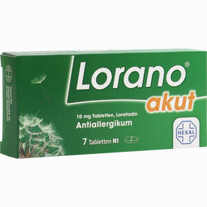 Abbildung von Lorano Akut Tabletten 7 Stück Abbildung von Lorano Akut Tabletten 7 Stück