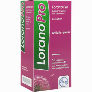 Loranopro 0.5mg/ml Lösung Zum Einnehmen  50 ml