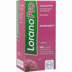 Loranopro 0.5mg/ml Lösung Zum Einnehmen  100 ml - ab 11,09 €