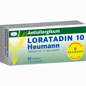Loratadin 10 Heumann Tabletten 50 Stück Loratadin 10 Heumann Tabletten 50 Stück