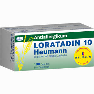 Loratadin 10 Heumann Tabletten 100 Stück Loratadin 10 Heumann Tabletten 100 Stück