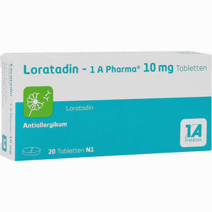 Loratadin - 1a Pharma Tabletten 20 Stück - ab 2,70 €