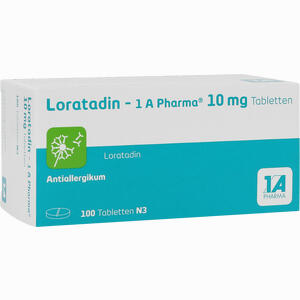 Loratadin - 1a Pharma Tabletten 100 Stück Loratadin - 1a Pharma Tabletten 100 Stück