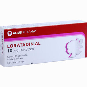 Abbildung von Loratadin Al 10mg Tabletten 20 Stück Abbildung von Loratadin Al 10mg Tabletten 20 Stück