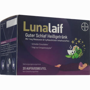 Lunalaif Guter Schlaf Heißgetränk Einschlaftee mit Melatonin 20 BEU - ab 6,71 €