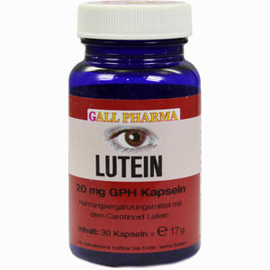 Abbildung von Lutein 20mg Kapseln  30 Stück