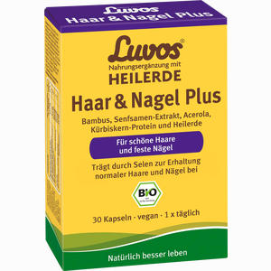 Luvos Heilerde Bio Haar & Nagel Plus Kapseln 30 Stück - ab 5,84 €