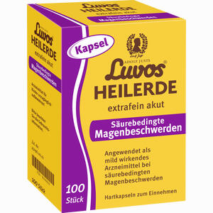 Luvos Heilerde Extrafein Akut Säurebedingte Magenbeschwerden 100 Stück - ab 12,20 €