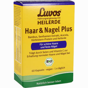 Luvos Heilerde Haar & Nagel Plus Kapseln  60 Stück Luvos Heilerde Haar & Nagel Plus Kapseln  60 Stück