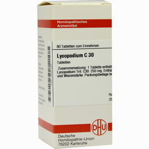 Lycopodium C30 Tabletten 80 Stück - ab 8,82 €