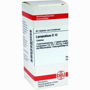 Lycopodium D12 Tabletten 80 Stück - ab 8,17 €